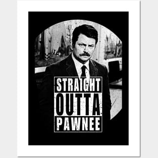 Straight Outta Pawnee Park and Rec Posters and Art